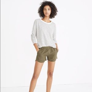 Madewell pull on shorts